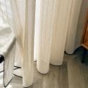 Japanische Gardine aus Polyesterfaser Gestrickt mit Streifen (1er Pack)