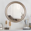 Dekorativer Wandspiegel Glas Rund Wandmontage im Zimmer