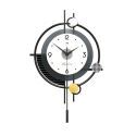 Wanduhr aus Acryl Metall Kugel Design